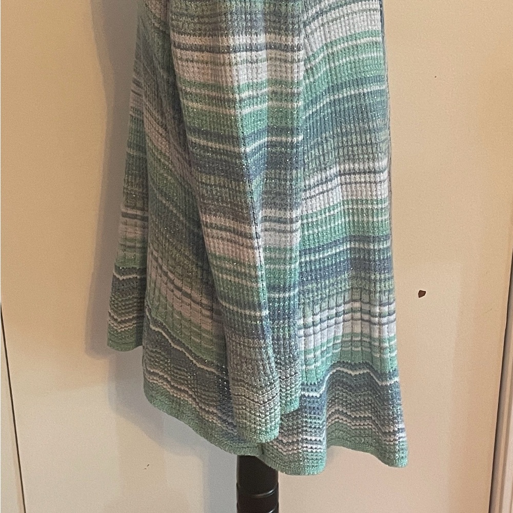 Alfred Dunner Multicolor Striped Cardigan - Picture 5 of 8